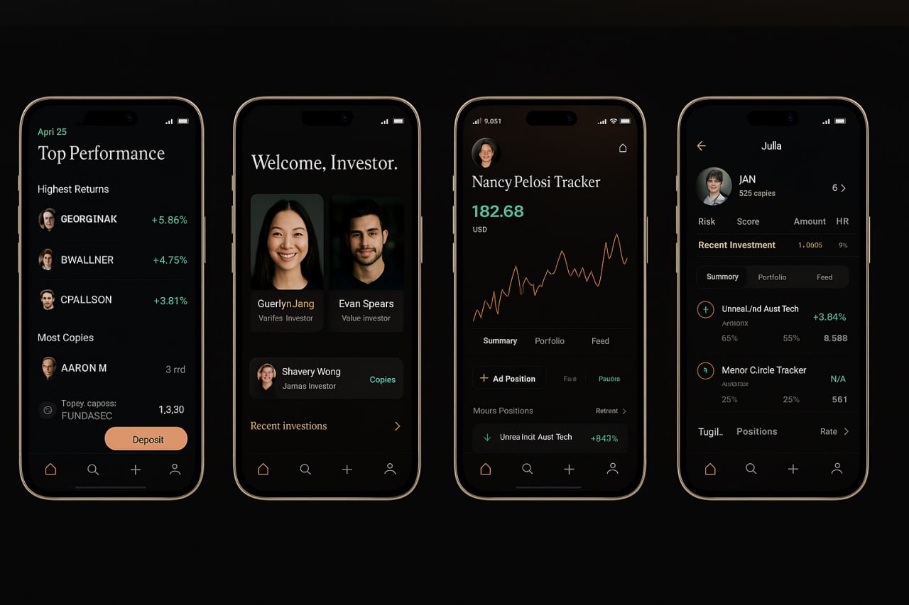 TraderGuru mobile app showcase